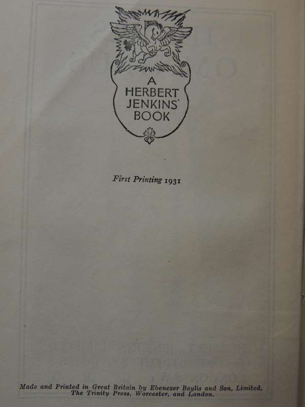 Jeeves Omnibus  - P.G. Wodehouse   1st Edition 1931