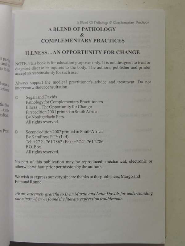 A Blend Of Pathology & Complementary Therapies- Diana Segall & Shereen Davids