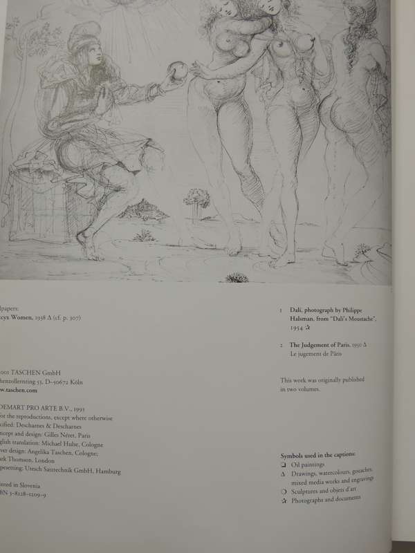 Dali The Paintings: Part I, 1904-1946 & Part II 1946-1989 - Robert Descharnes & Gilles Neret