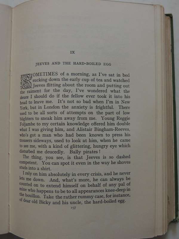 Jeeves Omnibus  - P.G. Wodehouse   1st Edition 1931