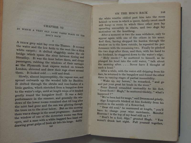 Bull-Dog Drummond  -  "Sapper" Cyril McNeile     1st Edition 1920