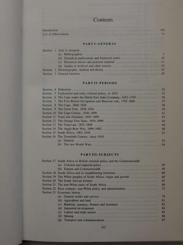Supplement to a Select Bibliography of South African History: A Guide for Historical Researched C.F