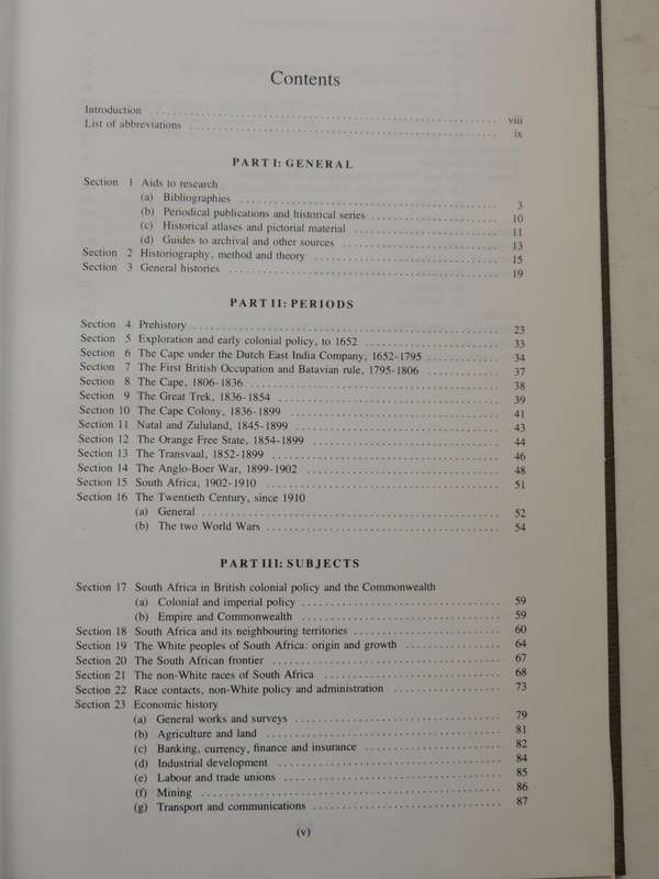 Supplement to a Select Bibliography of South African History: A Guide for Historical Researched C.F