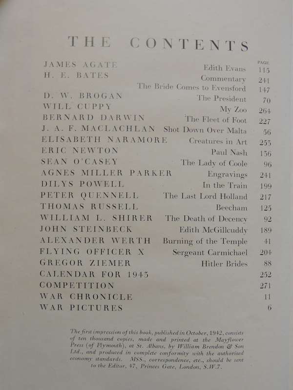The 1943 Saturday Book - ed Leonard Russell