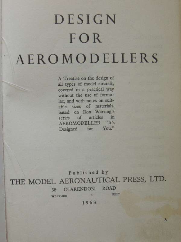 Design For Aeromodellers