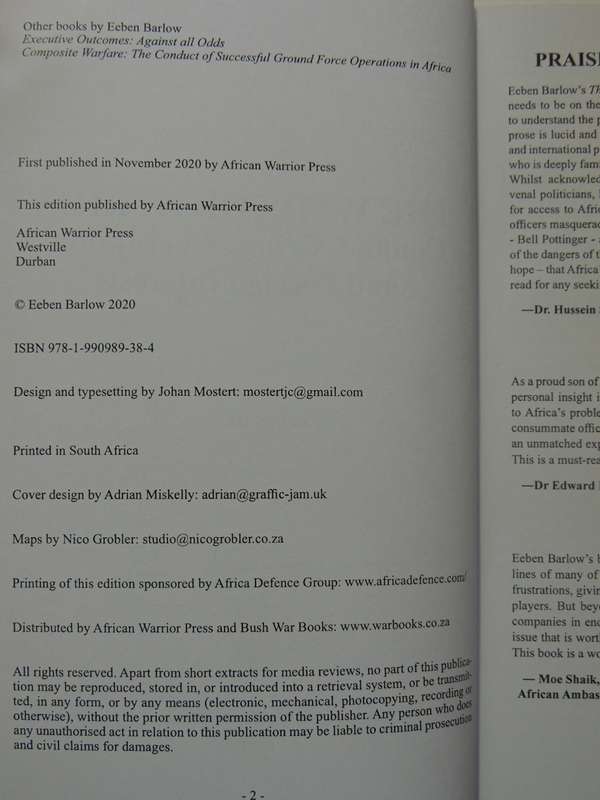 The War for Africa: Conflict, Crime, Corruption and Foreign Interests - Eeben Barlow