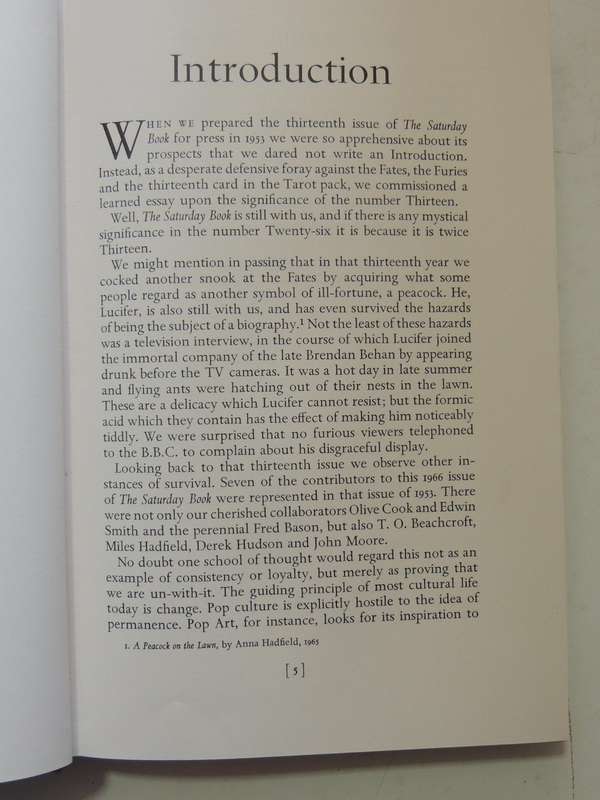 The Saturday Book Vol 26 - ed John Hadfield  (1966)