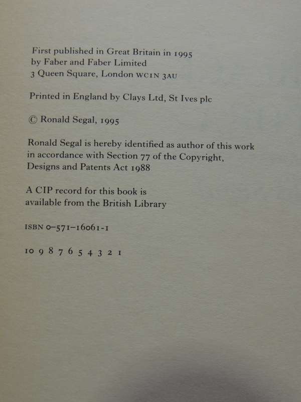 The Black Diaspora - Ronald Segal