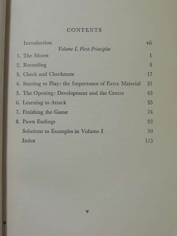 Learn Chess: A New Way for All, Vol 1, First Principles- CHO'D. Alexander, TJ Beach