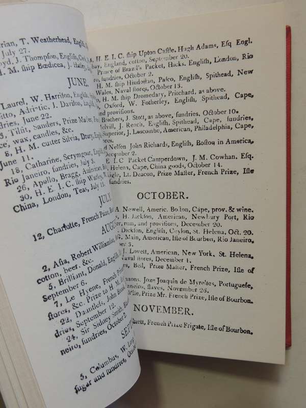 The African Court Calendar For MDCCCX (1810) Under The Sanction Of Government -compiled by Geo. Ross