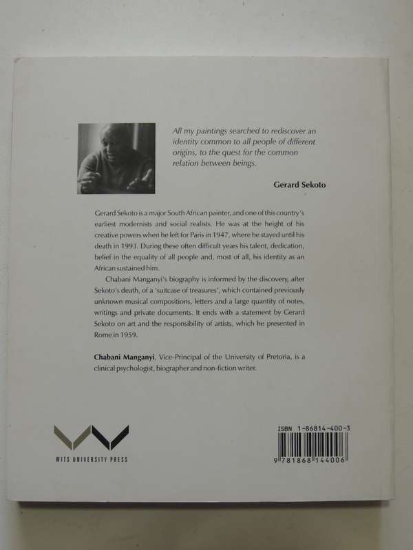 Gerard Sekoto `I Am an African` - N. Chabani Manganyi