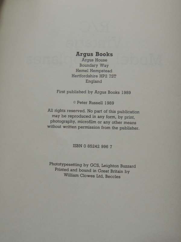 Radio Control Handbooks: Vintage Model Aeroplanes - Peter Russell