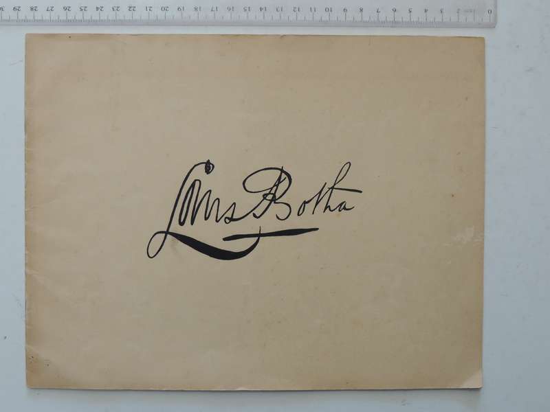 Louis Botha : Album Published By The Louis Botha Memorial Committee On The Occasion Of The Unveiling