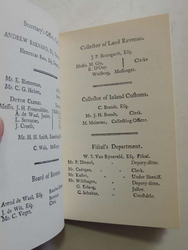 African Kalendar For MDCCII (1802) Under The Sanction Of Governmentcomplied by H.H. Smith
