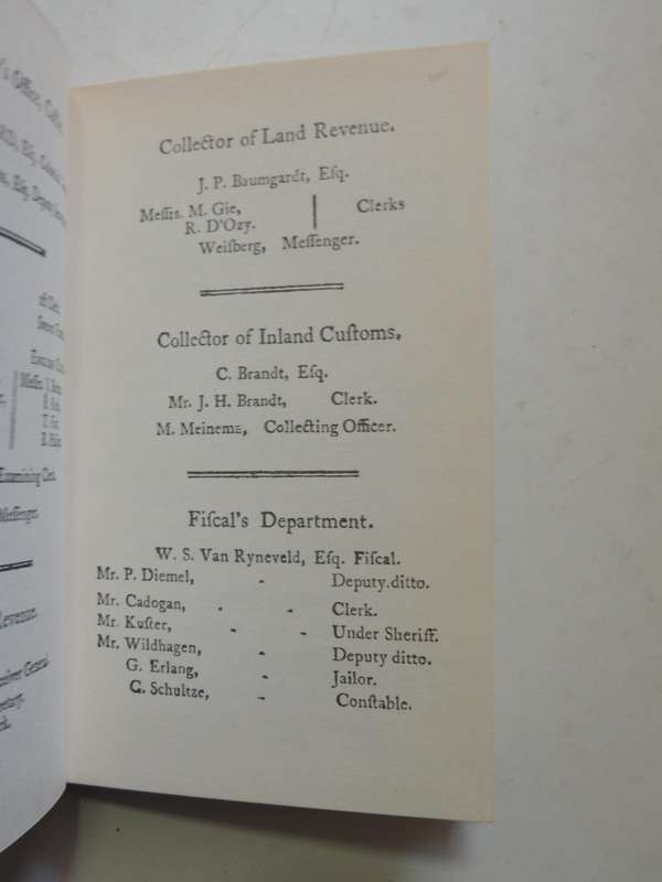 African Kalendar For MDCCII (1802) Under The Sanction Of Governmentcomplied by H.H. Smith