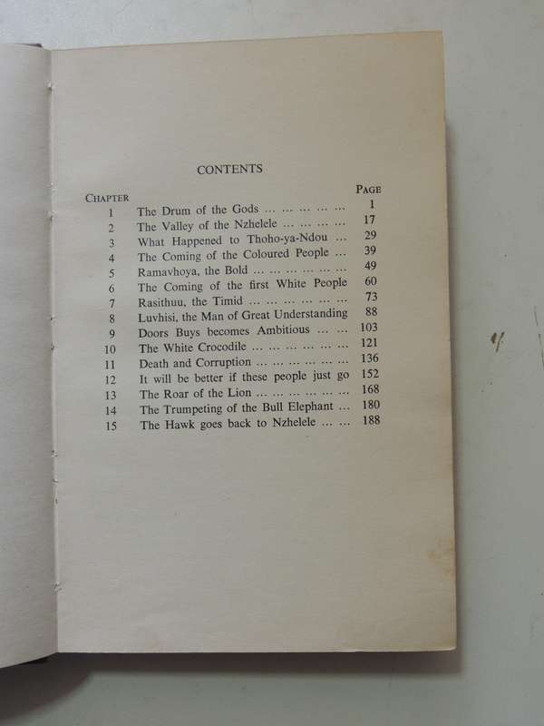 The Chair Of The Ramabulanas - Dorothea Moller-Malan   SIGNED