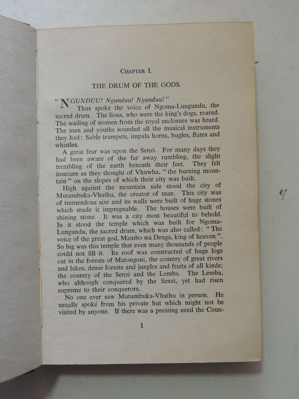 The Chair Of The Ramabulanas - Dorothea Moller-Malan   SIGNED