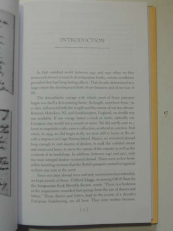 Old Books In The Old World: Reminiscences Of Book Buying Abroad Leona Rostenberg & Madelaine B. Ster