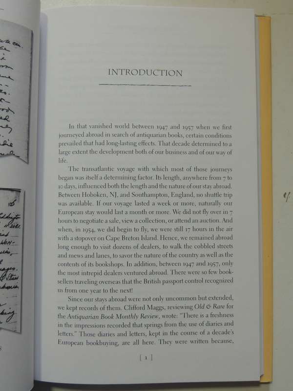 Old Books In The Old World: Reminiscences Of Book Buying Abroad Leona Rostenberg & Madelaine B. Ster