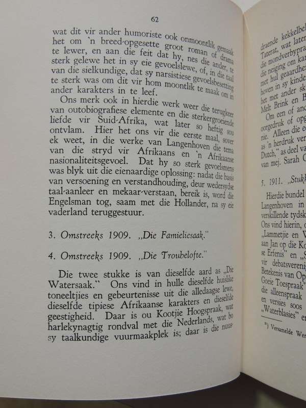 Die Mens Langenhoven -  M.P.O. Burgers