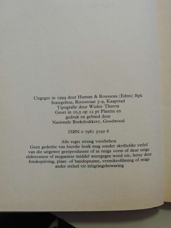 Meesterverhale Van Eugene N. Marais- compiled by Merwe Scholtz   FIRST EDITION 1994