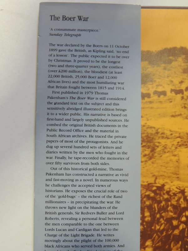 The Boer War: Illustrated Edition (1st Edition) - Thomas Pakenham     1st Illiustarted Ed.