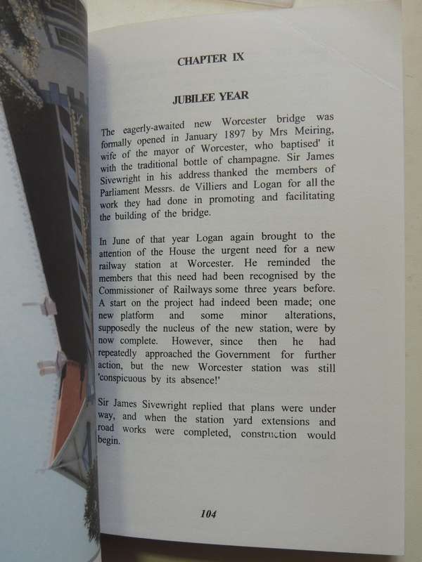 Logan's Way: The Life And Times Of J.D. LoganA Matjiesfontein Chronicle  - Robert N. Toms  SIGNED