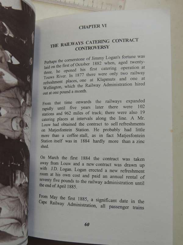 Logan's Way: The Life And Times Of J.D. LoganA Matjiesfontein Chronicle  - Robert N. Toms  SIGNED
