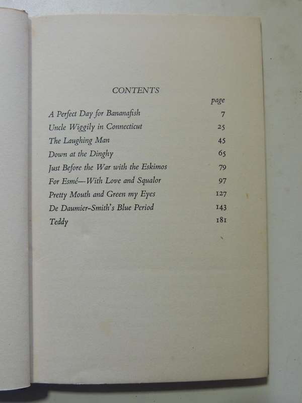 For Esme - With Love & Squalor And Other Stories  - J.D. Salinger   1st Edition 1953