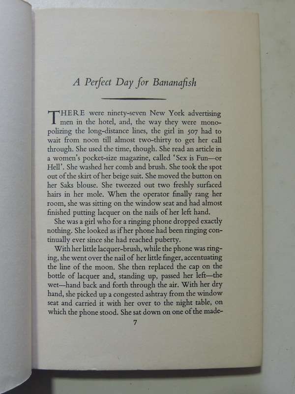 For Esme - With Love & Squalor And Other Stories  - J.D. Salinger   1st Edition 1953