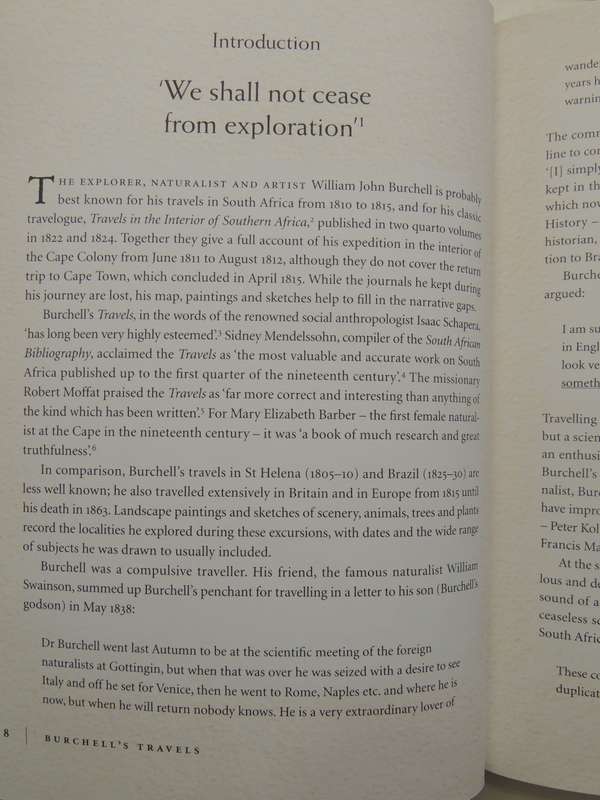 Burchell's Travels: The Life, Art And Journeys Of William John Burchell 1781-1863 - Susan Buchanan