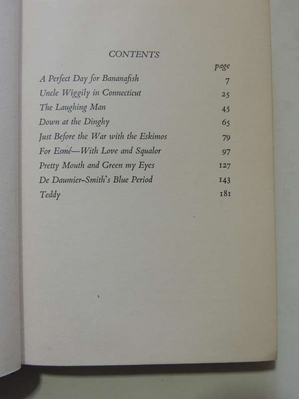 For Esme - With Love & Squalor And Other Stories - J.D. Salinger    2nd Impression July 1953