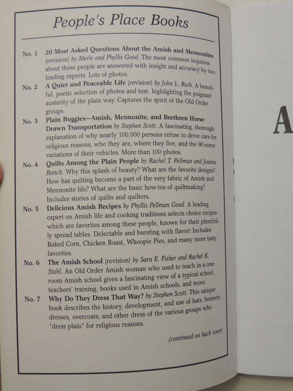 The Puzzles Of Amish LifeDonald B. Kraybill