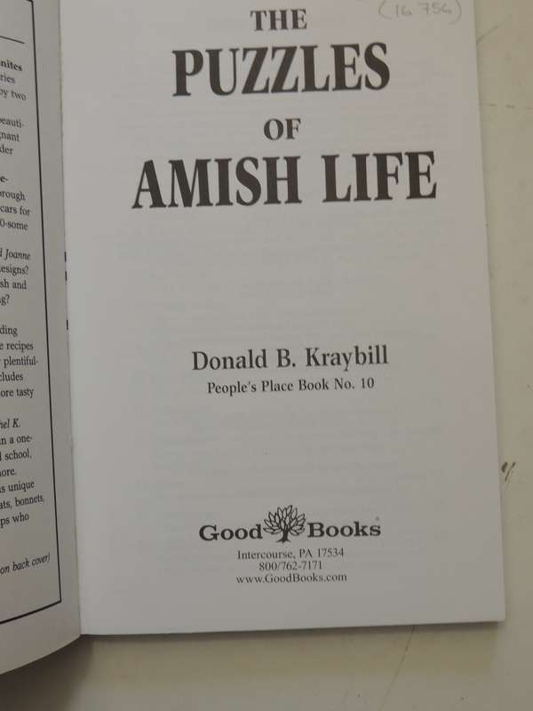 The Puzzles Of Amish LifeDonald B. Kraybill