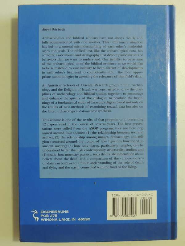 Sacred Time Sacred Place: Archaeology And The Religion Of Israel - ed Barry M. Glitten