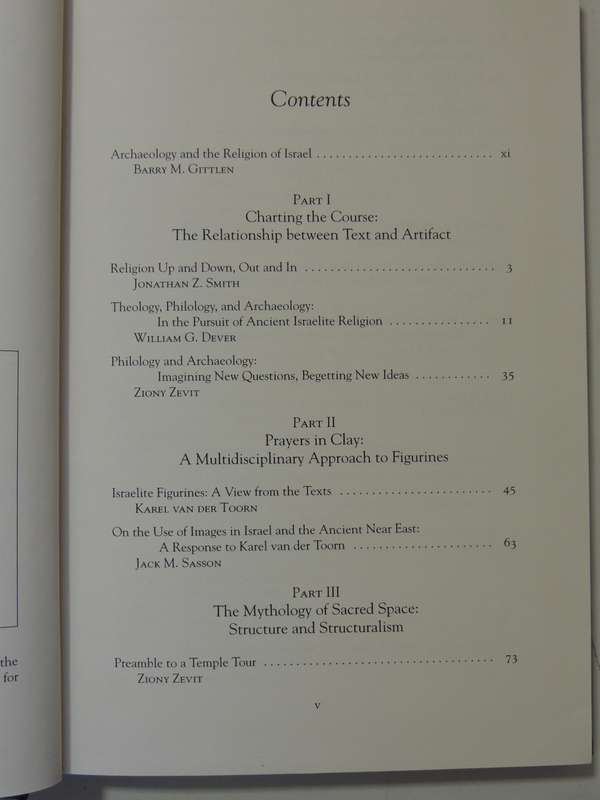 Sacred Time Sacred Place: Archaeology And The Religion Of Israel - ed Barry M. Glitten