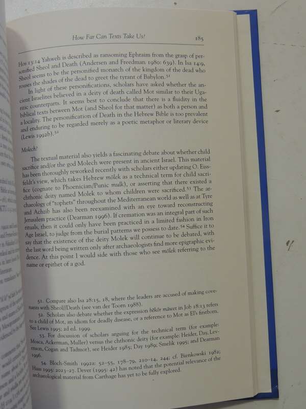 Sacred Time Sacred Place: Archaeology And The Religion Of Israel - ed Barry M. Glitten