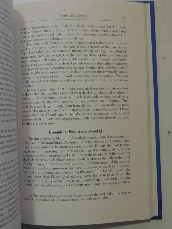 Sacred Time Sacred Place: Archaeology And The Religion Of Israel - ed Barry M. Glitten