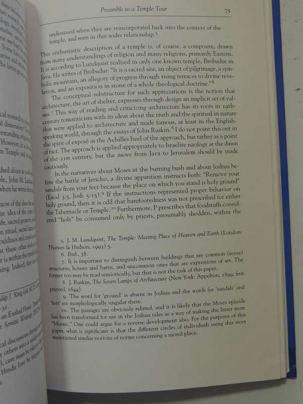 Sacred Time Sacred Place: Archaeology And The Religion Of Israel - ed Barry M. Glitten