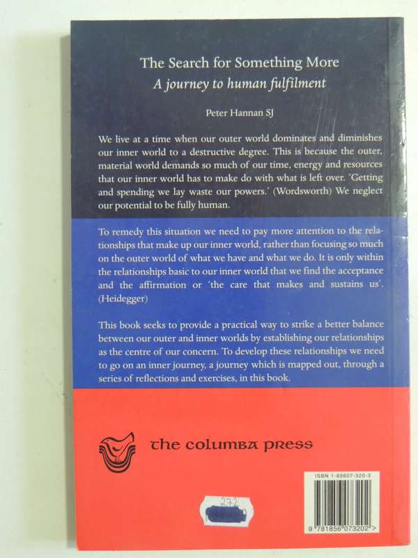 The Search For Something More: A Journey To Human Fulfilment - Peter Hannan SJ
