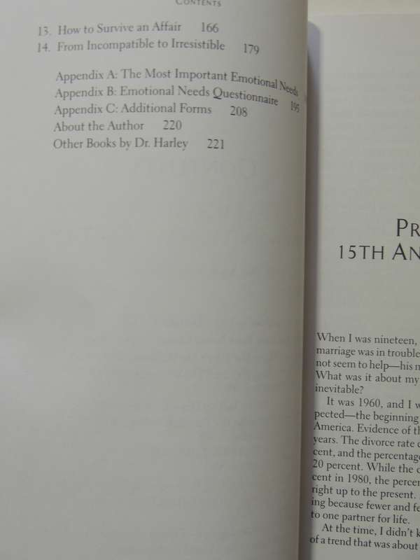 His Needs Her Needs: Building An Affair-Proof Marriage- Willard F. Harley, Jr.