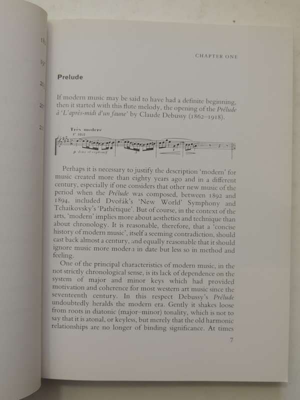 Modern Music: A Concise History From Debussy To Boulez- Paul Griffiths