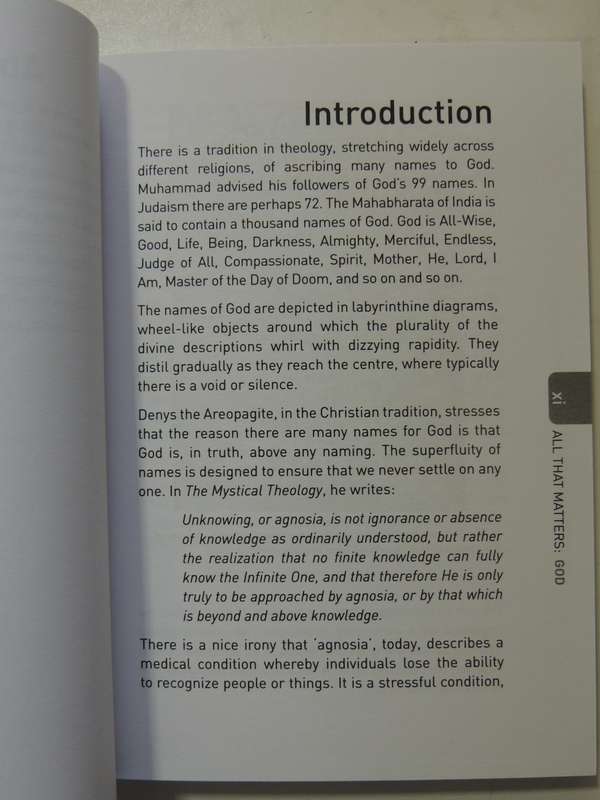God: All That Matters - Mark Vernon