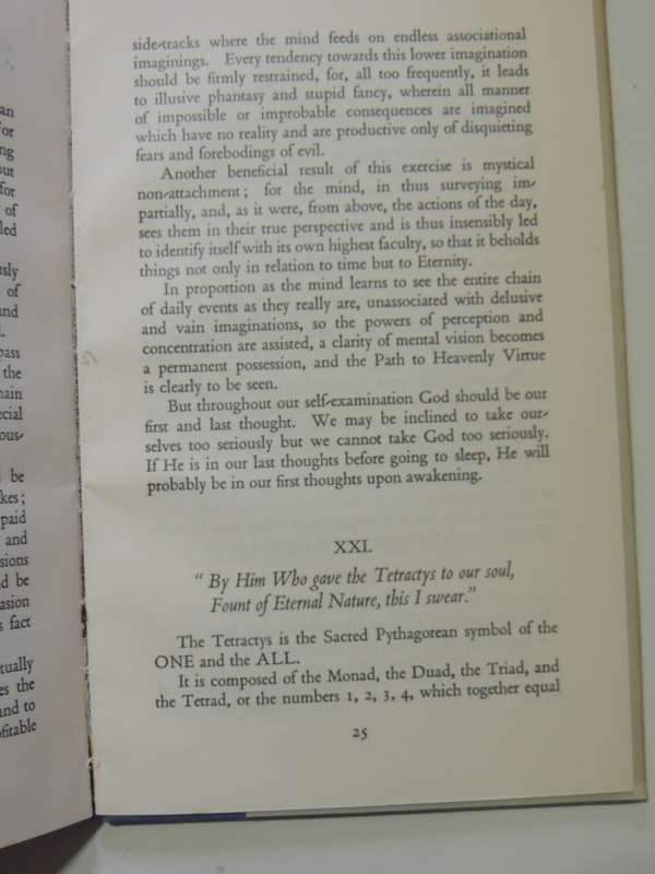 The Golden Verses Of The Pythagoreans