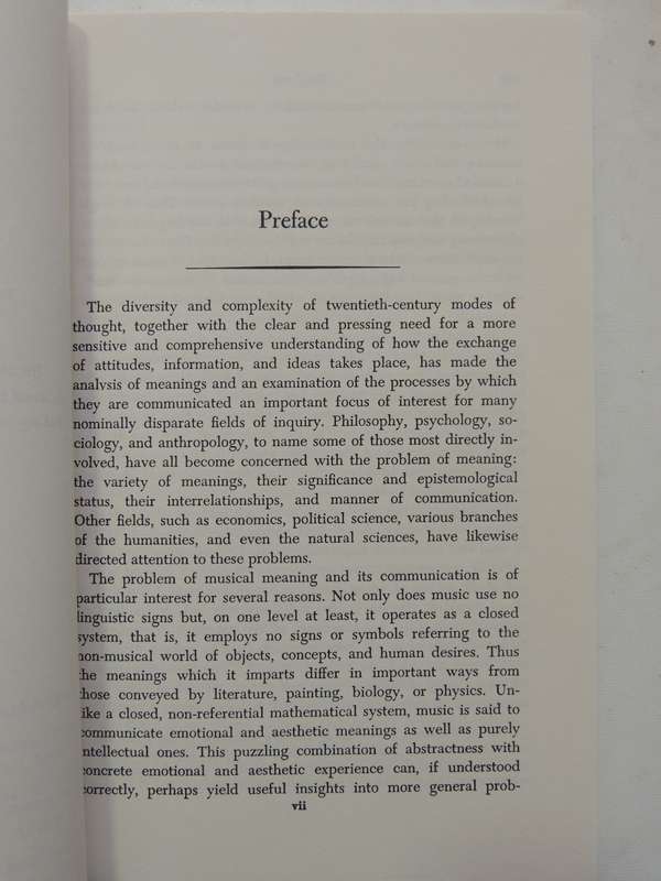 Emotion And Meaning In Music - Leonard B. Meyer