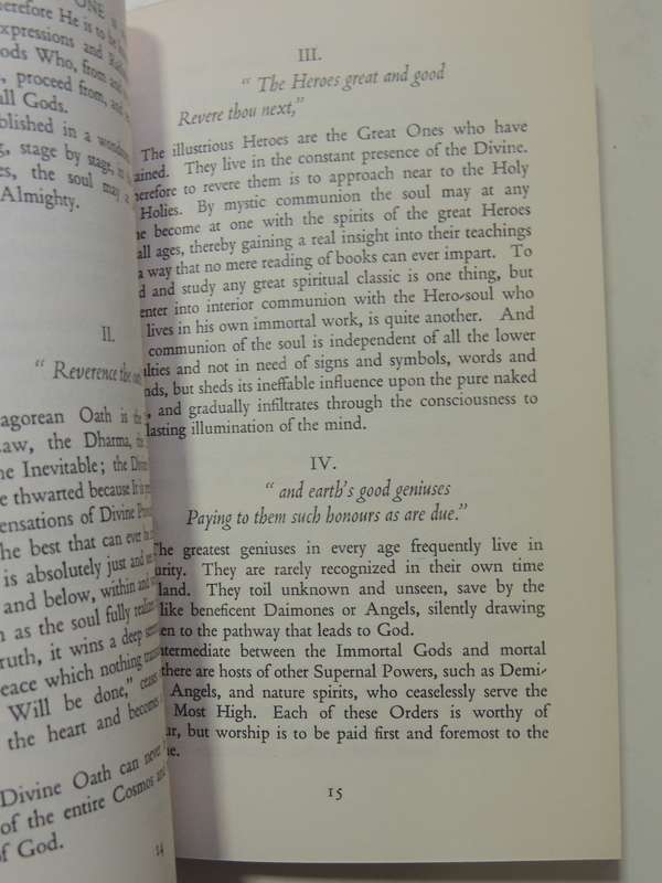 The Golden Verses Of The Pythagoreans