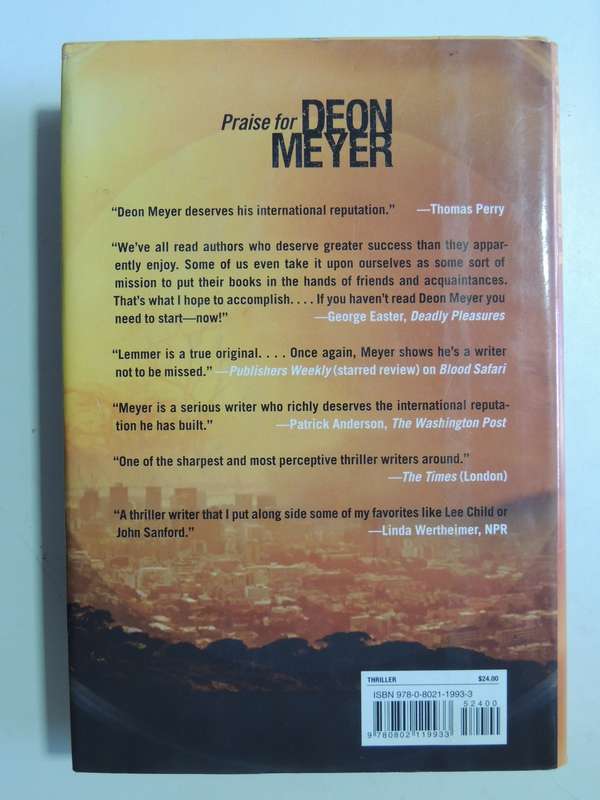 Trackers  - Deon Meyer  (1st American Edition) 2011