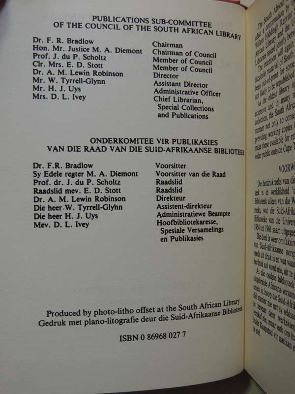 The African Court Calendar For MDCCCIX (1809) Under The Sanction Of Governmentcompiled by Geo. Ross