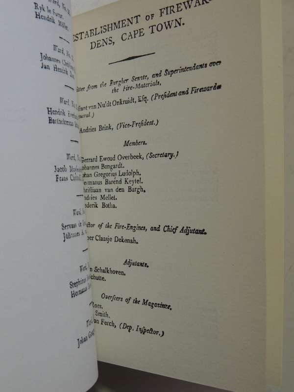 The African Court Calendar For MDCCCIX (1809) Under The Sanction Of Governmentcompiled by Geo. Ross