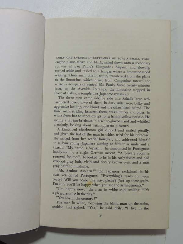 The Boys From Brazil (1st Edition) - Ira Levin  1976